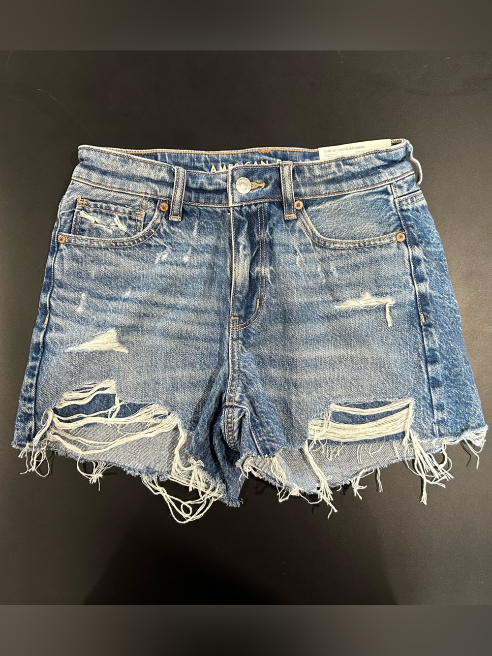 NWT American Eagle Outfitters Distressed Light Blue Denim Shorts